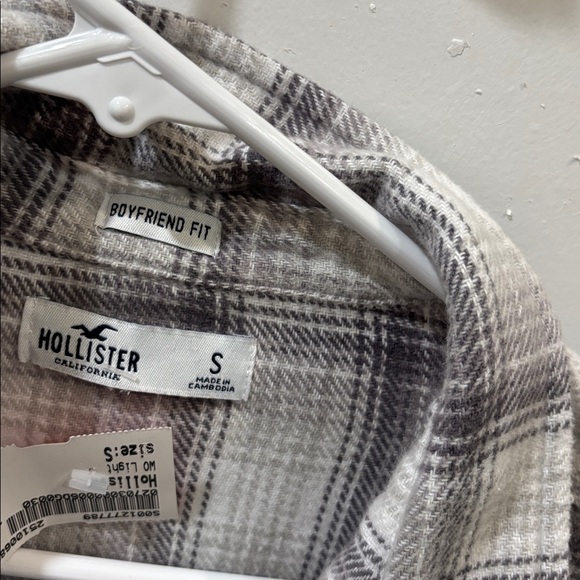 NWT Hollister Plaid Button Down Shirt - Picture 6 of 7